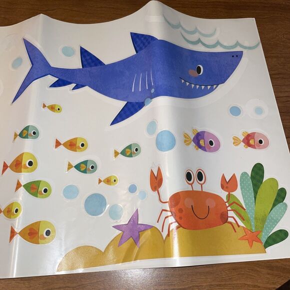 DECOWALL DAT-1611 Sea Adventure Kids Reusable Wall Stickers Decals - Picture 5 of 16